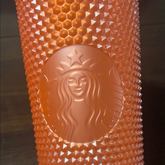 2022 Starbucks Orange Studded Tumbler 24oz - Picture 2 of 2